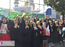 حضور کودکان دهه نودی در جشن تولد ۴۵ سالگی انقلاب