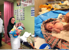انجام زایمان اورژانسی برای نجات جان نوزاد و مادر در لاریجان