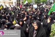 حماسه پرشور بانوان زینبی فریدونکنار در روز عاشورا