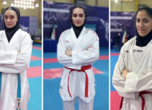 سه بانوی کاراته‌کا مازنی مسافر چین شدند