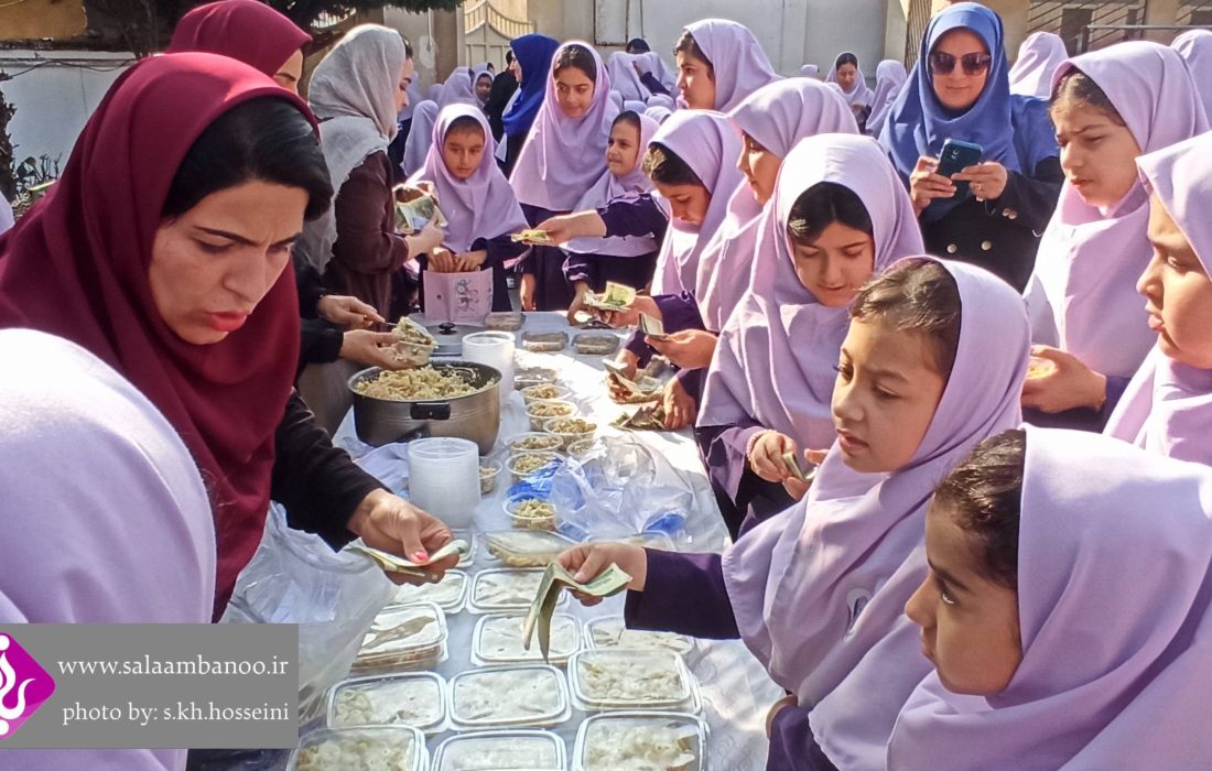 برگزاری جشنواره غذا در مدرسه دخترانه فاطمه‌الزهرا(س) فریدونکنار