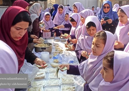 برگزاری جشنواره غذا در مدرسه دخترانه فاطمه‌الزهرا(س) فریدونکنار
