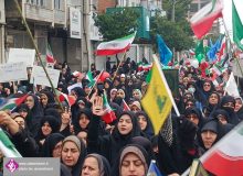 فریدونکنار امروز صحنه حضور پرشور بانوان در راهپیمایی بود